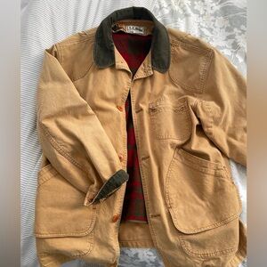 Vintage L.L.Bean Barn Jacket Wool Liner Made in USA